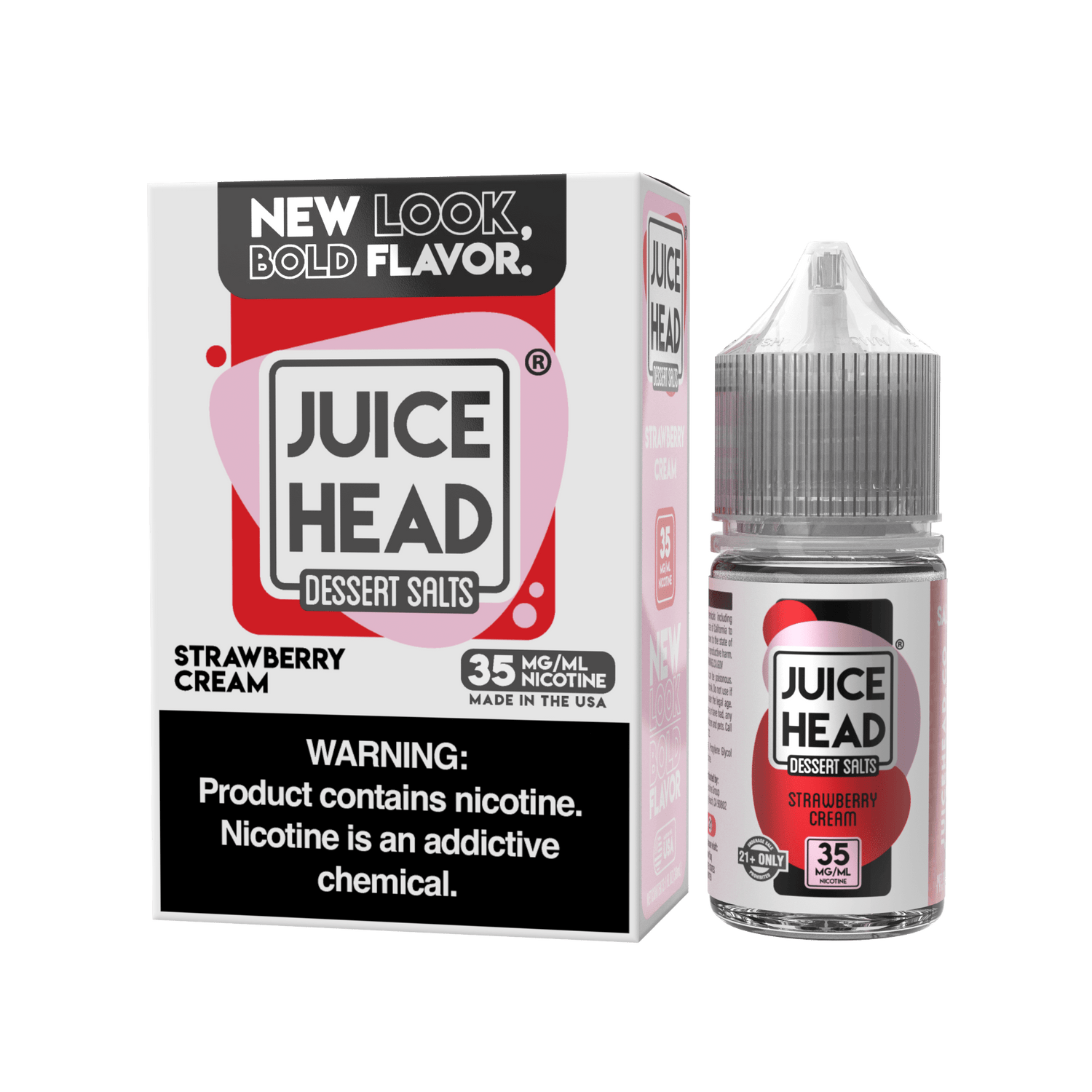 Juice Head Salts Strawberry Cream 30mL Strawberry & Cream Nic Salt Giant Vapes Juice Head Salts Strawberry Cream 30mL Strawberry & Cream Nic Salt Giant Vapes