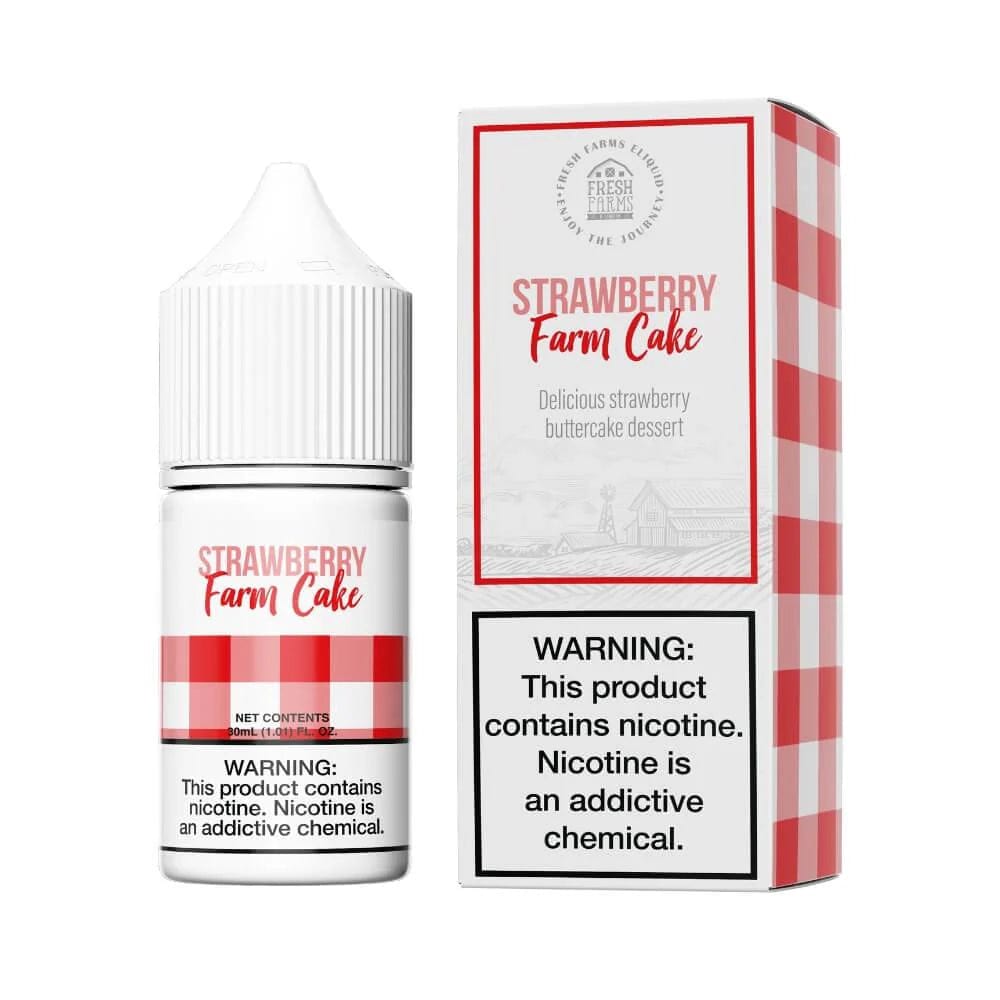 Strawberry Farm Cake SALT - Fresh Farms - 30mL