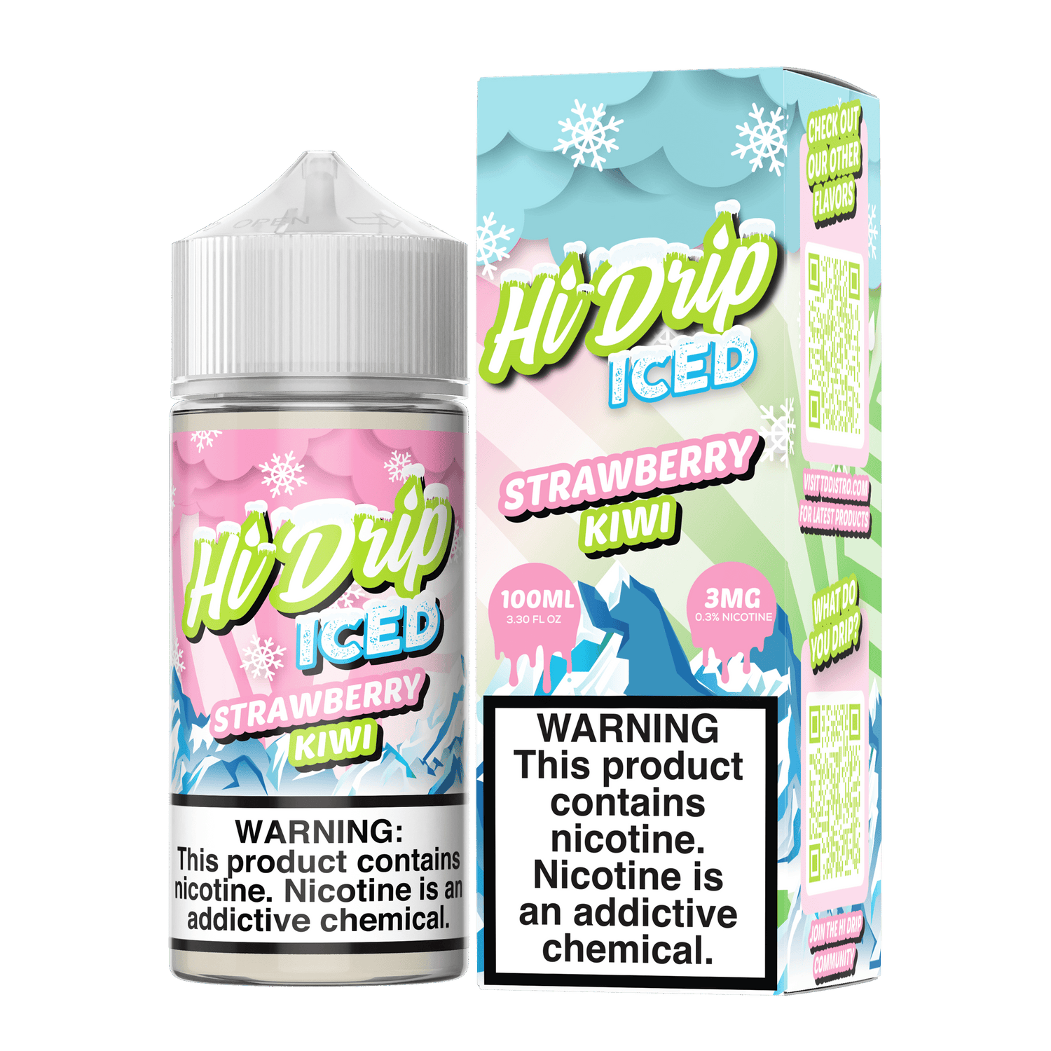 Strawberry Kiwi ICED - Hi Drip - 100mL