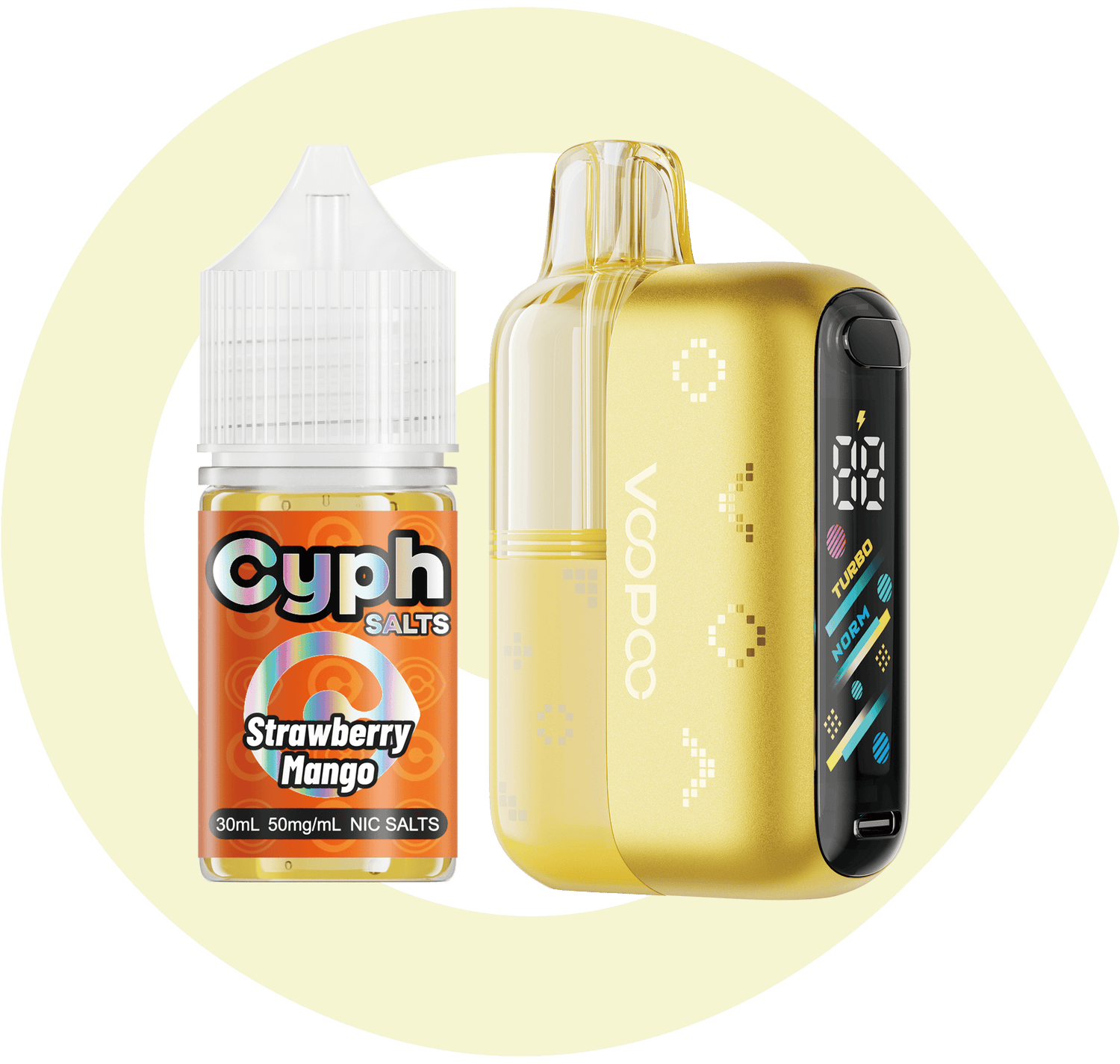 VOOPOO NAVI 80K Kit X Cyph Salts Bundle