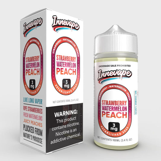 Strawberry Watermelon Peach - Innevape E-Liquids - 100mL