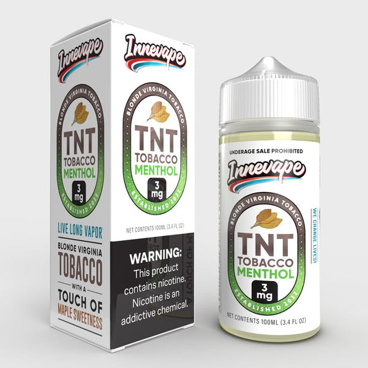 TNT Tobacco Menthol - Innevape E-Liquids - 100mL