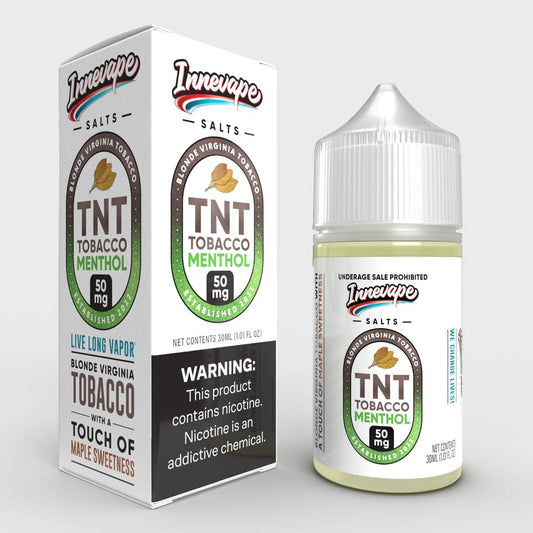 TNT Tobacco Menthol SALT - Innevape E-Liquids - 30mL