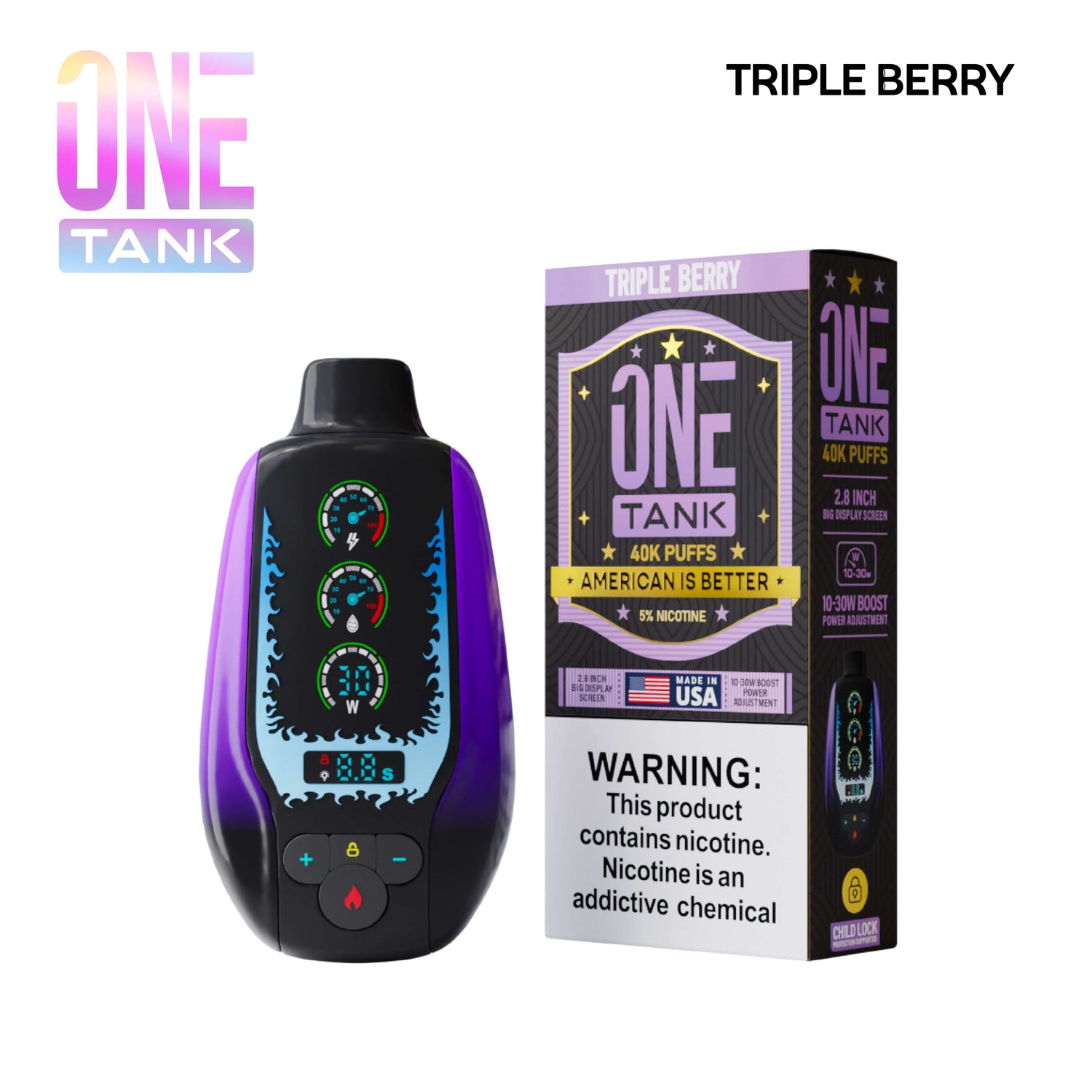 One Tank 40K Disposable Vape | Made in USA | 40,000 Puffs Giant Vapes One Tank 40K Disposable Vape | Made in USA | 40,000 Puffs Giant Vapes