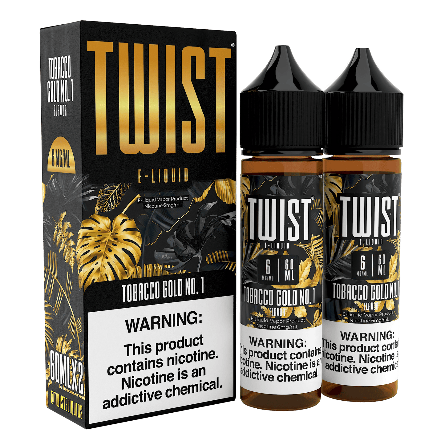 Tobacco Gold No. 1 - Twist E-Liquids - 120mL