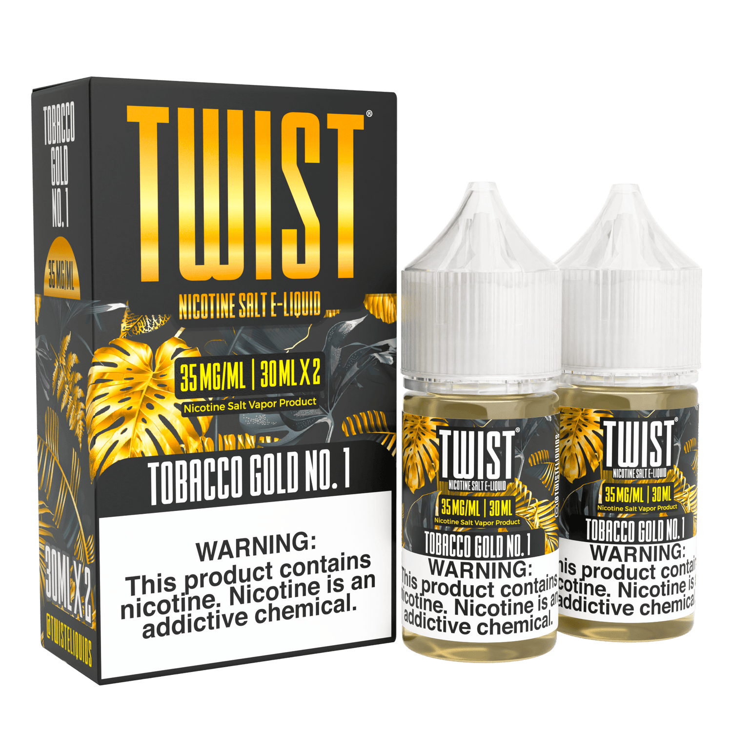 Tobacco Gold No. 1 SALT - Twist E-Liquids - 60mL