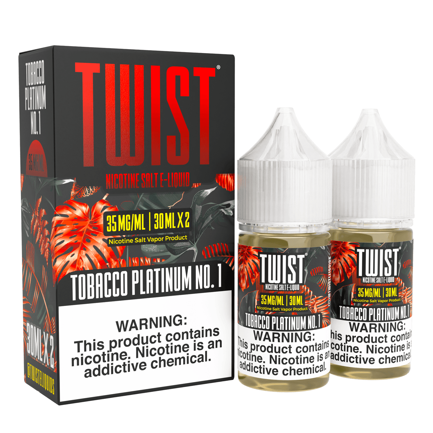 Tobacco Platinum No. 1 SALT - Twist E-Liquids - 60mL