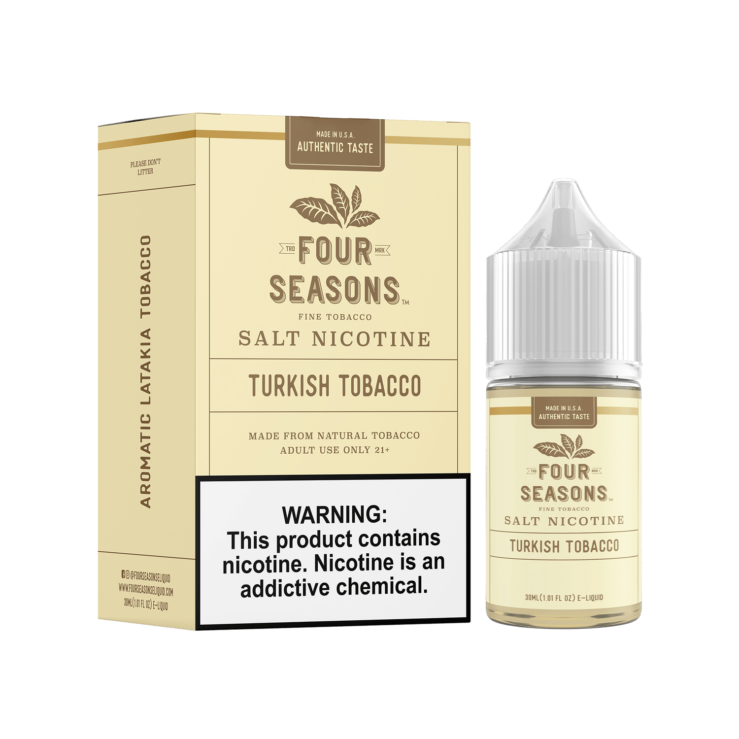 Turkish Tobacco SALT - Four Seasons - 30mL