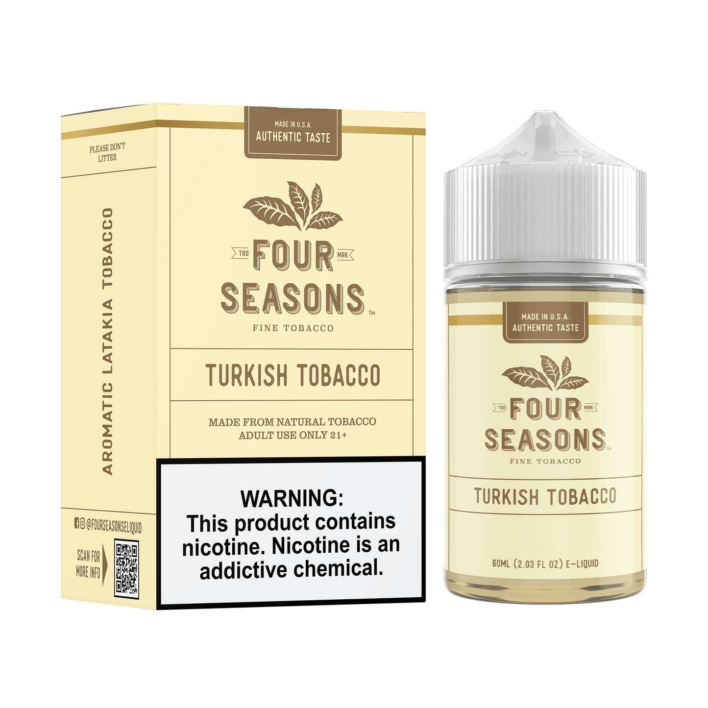 Turkish Tobacco - Four Seasons - 60mL