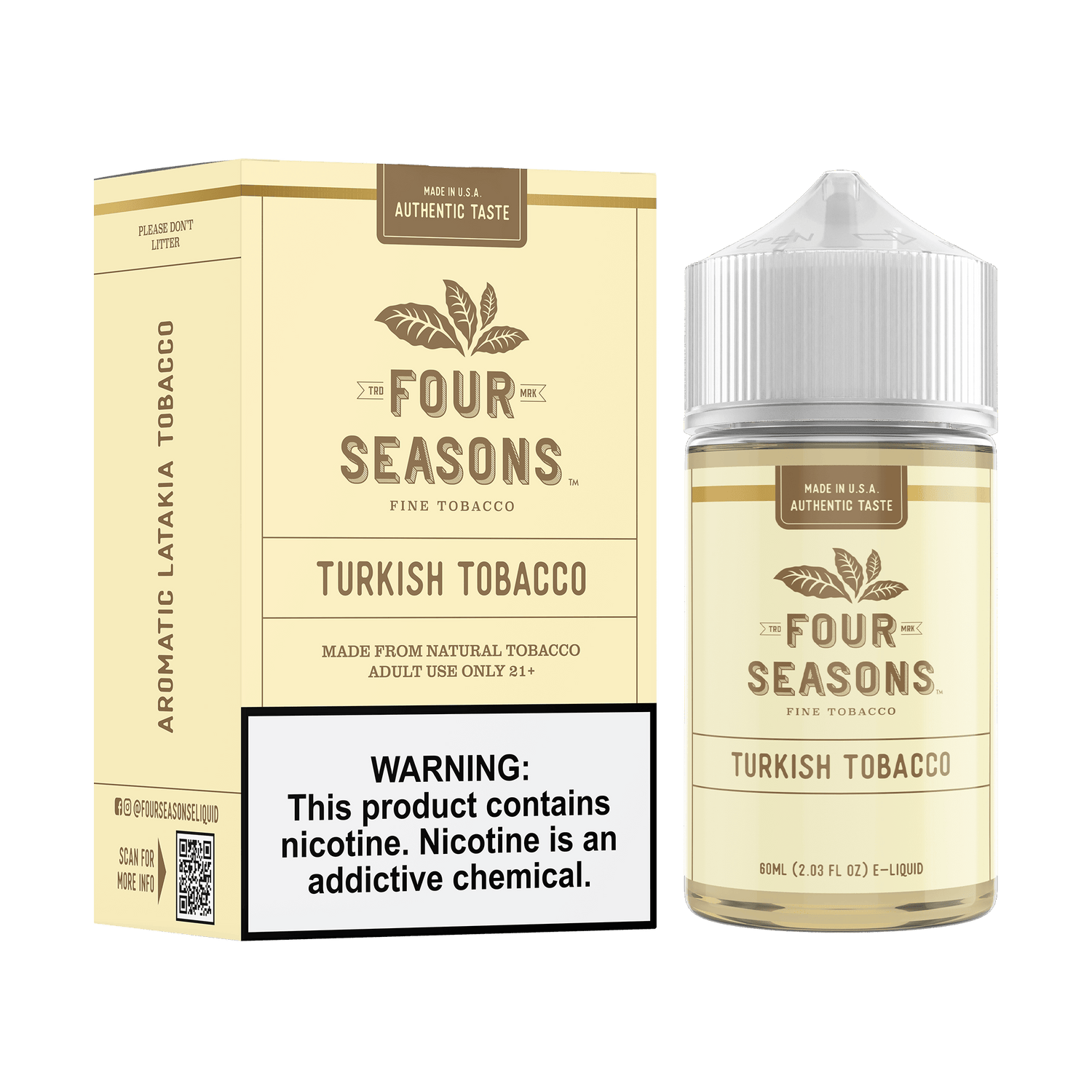Turkish Tobacco - Four Seasons - 60mL