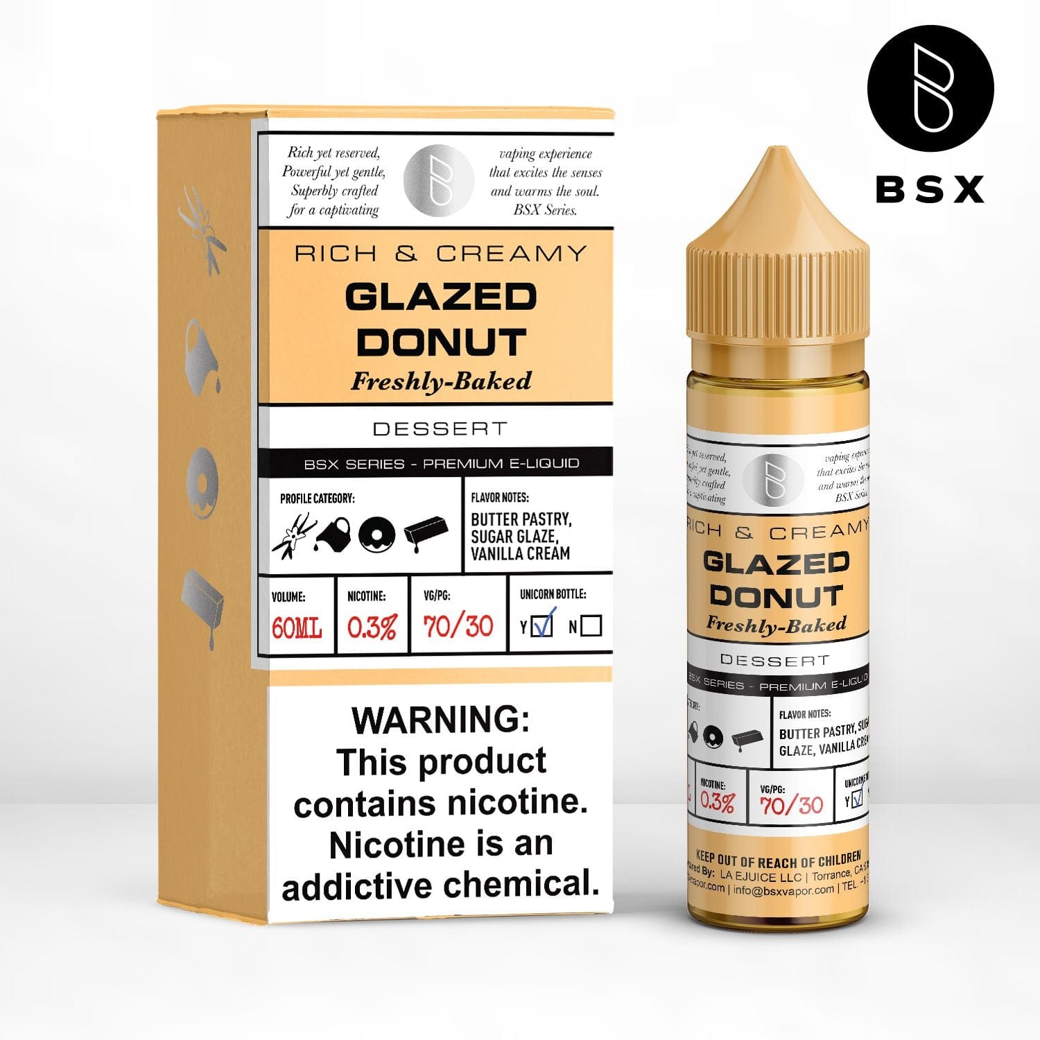 Glazed Donut - BSX Series - 60mL