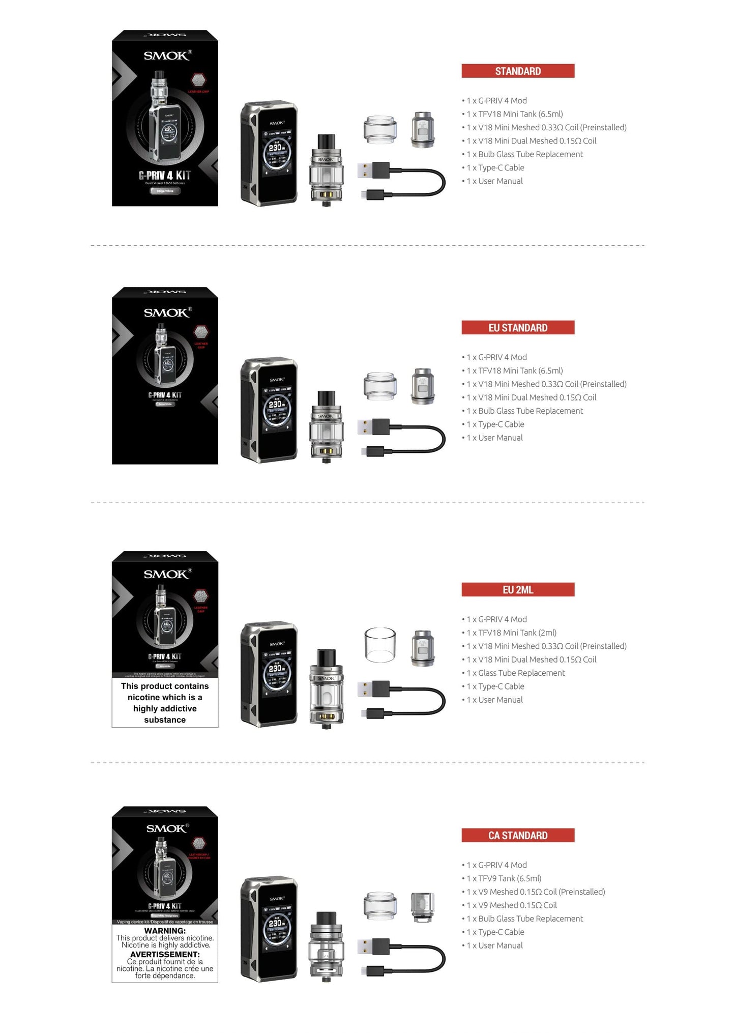 SMOK G-Priv 4 230W Starter Kit