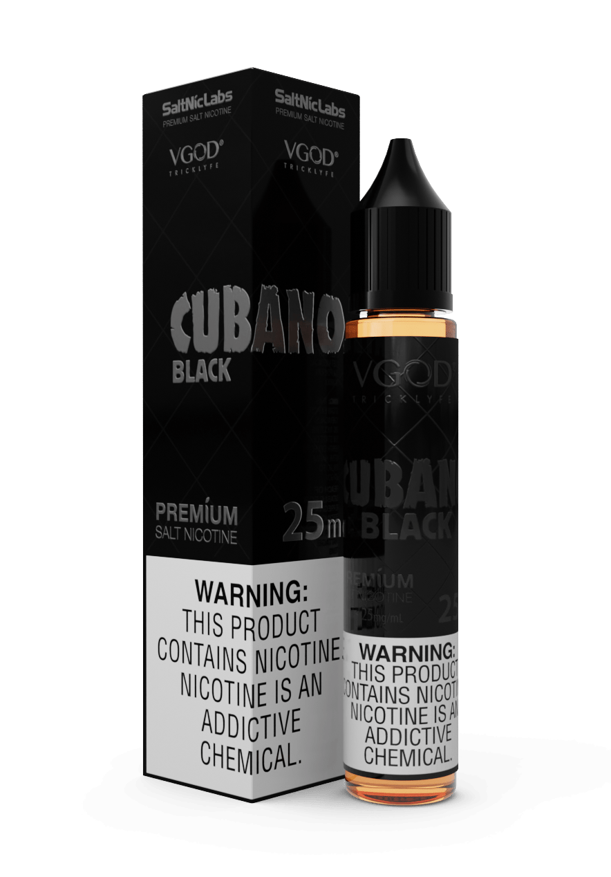 Cubano Black SALT - VGOD SaltNicLabs - 30mL