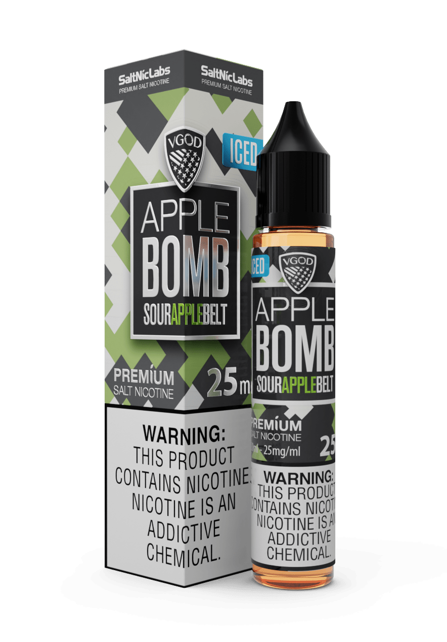 ICED Apple Bomb SALT - VGOD SaltNicLabs - 30mL