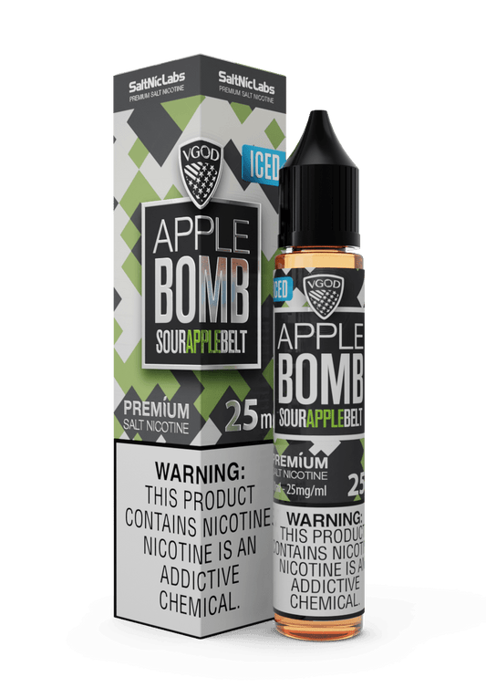 ICED Apple Bomb SALT - VGOD SaltNicLabs - 30mL