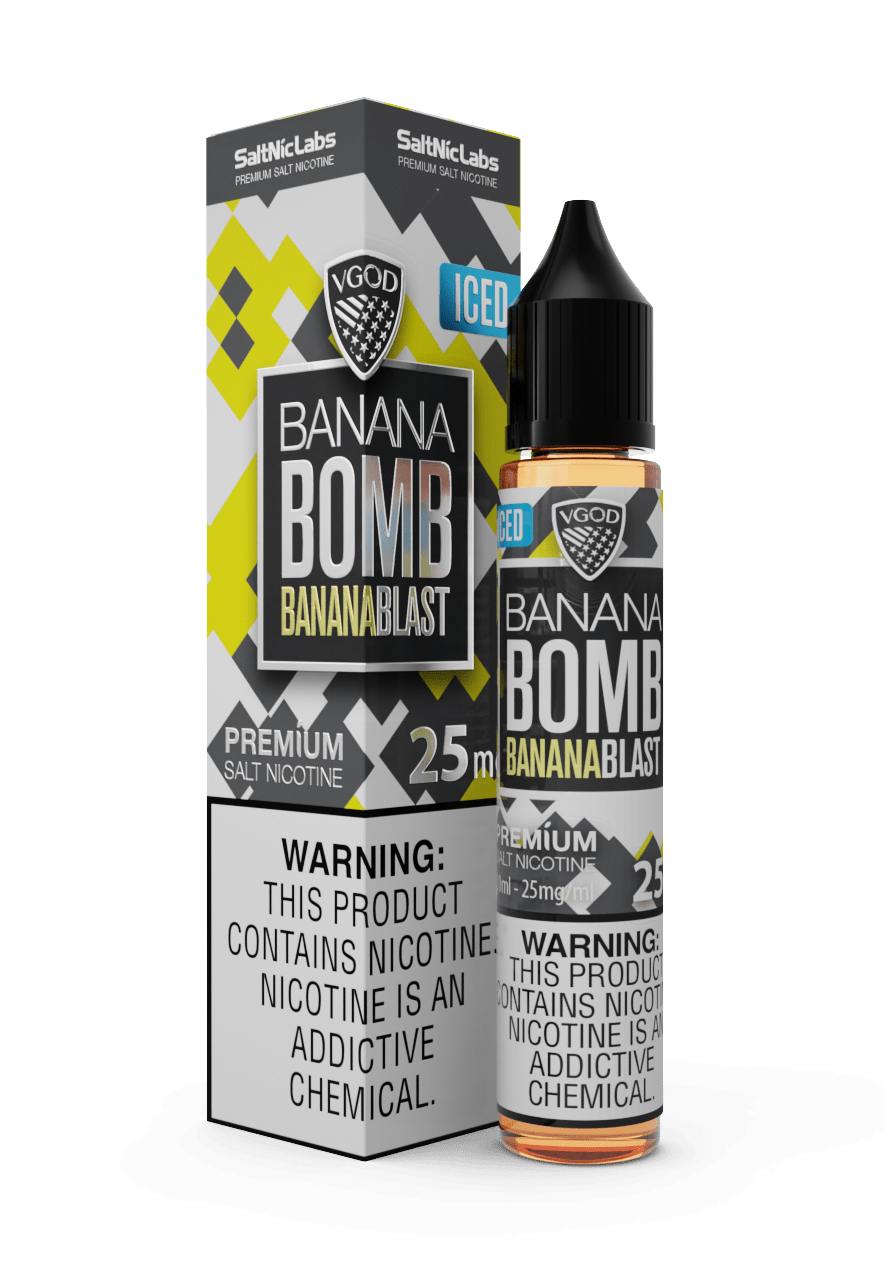 ICED Banana Bomb SALT - VGOD SaltNicLabs - 30mL