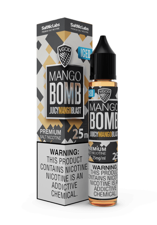 ICED Mango Bomb  SALT - VGOD SaltNicLabs - 30mL