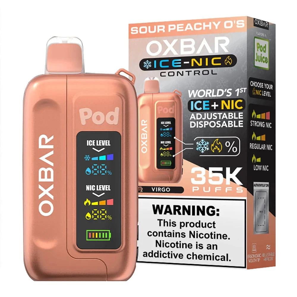 OXBAR x Pod Juice Ice-Nic Control 35K Disposable