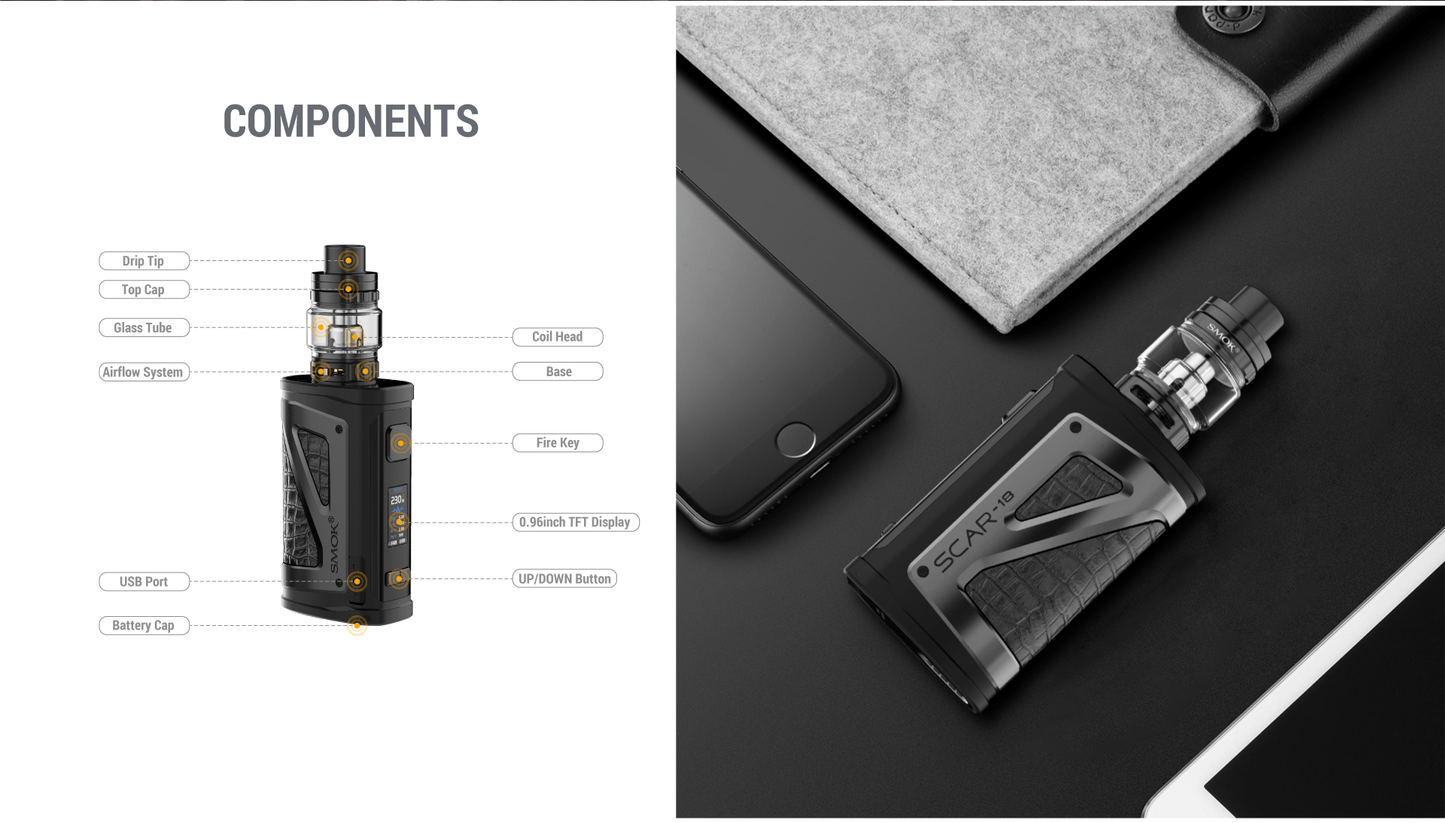 SMOK SCAR-18 230W Starter Kit