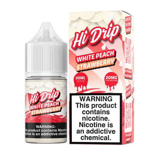 White Peach Strawberry SALT - Hi Drip - 30mL