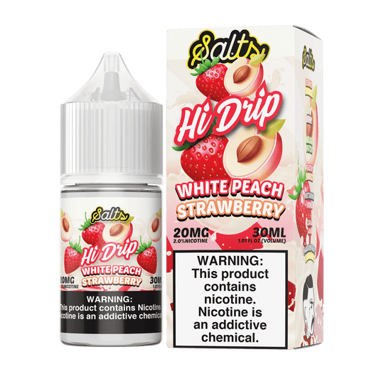 White Peach Strawberry SALT - Hi Drip - 30mL