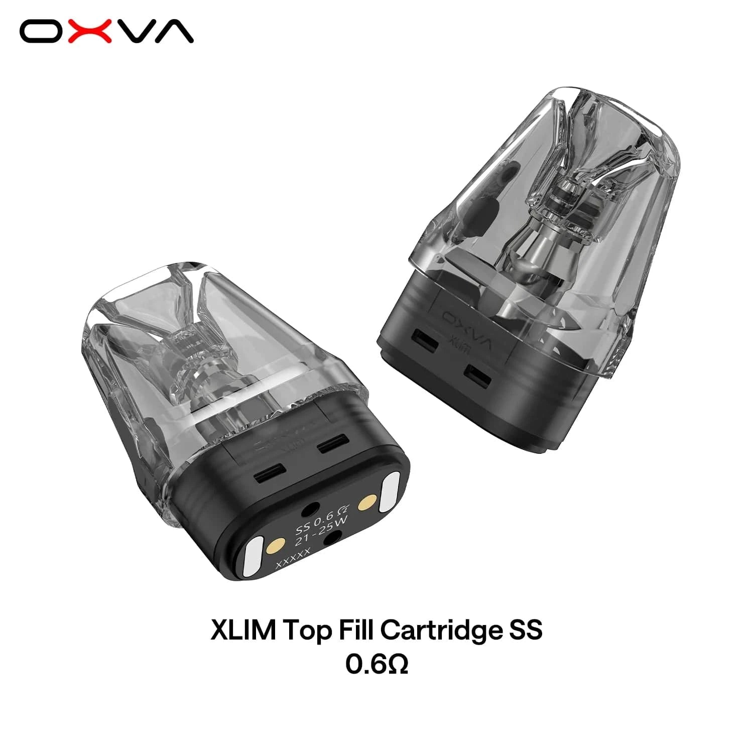 OXVA XLIM Top Fill SS Replacement Pods 3-Pack | For XLIM PRO 2 DNA Giant Vapes OXVA XLIM Top Fill SS Replacement Pods 3-Pack | For XLIM PRO 2 DNA Giant Vapes