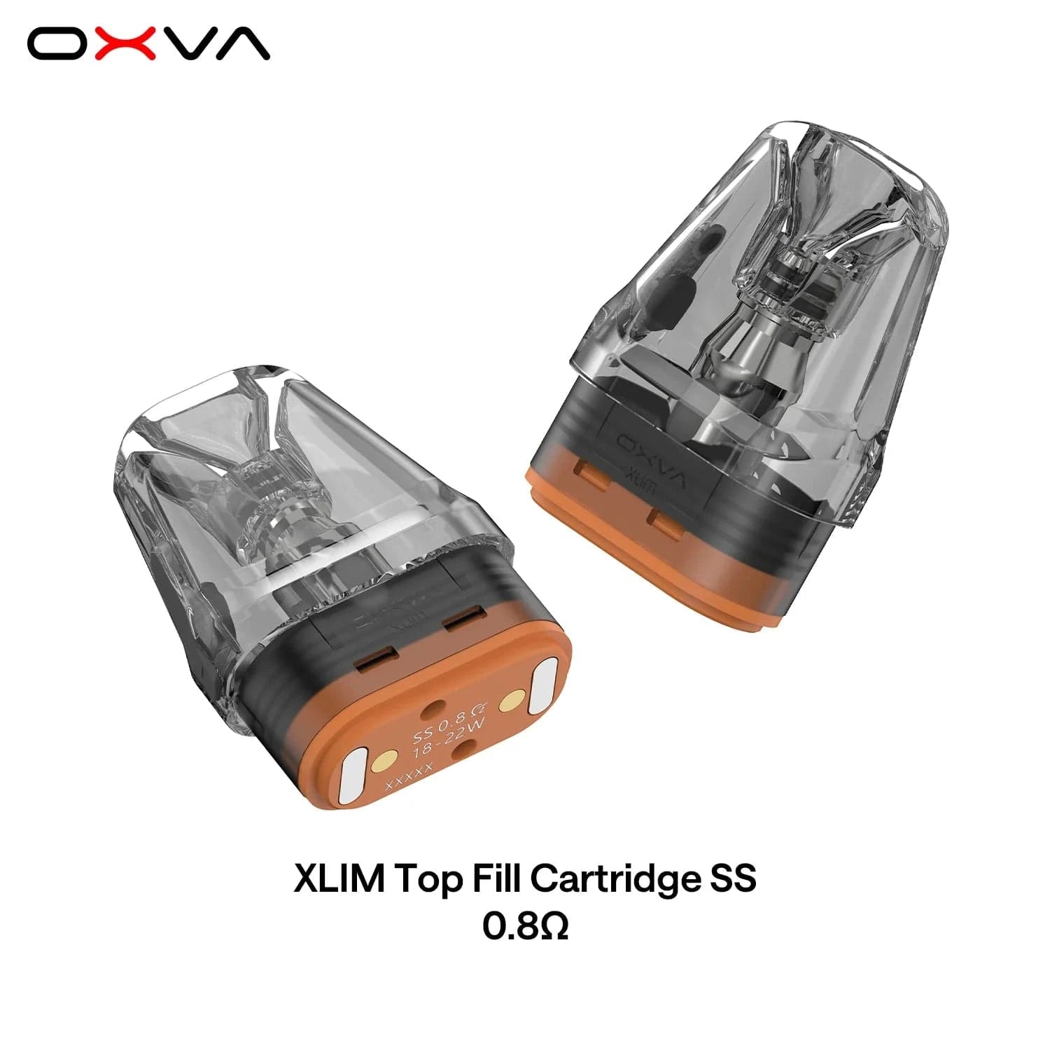 OXVA XLIM Top Fill SS Replacement Pods 3-Pack | For XLIM PRO 2 DNA Giant Vapes OXVA XLIM Top Fill SS Replacement Pods 3-Pack | For XLIM PRO 2 DNA Giant Vapes