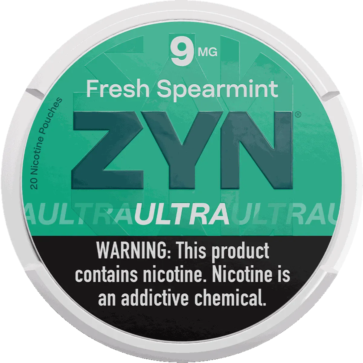 Fresh Spearmint - ZYN Ultra Nicotine Pouches - 20ct