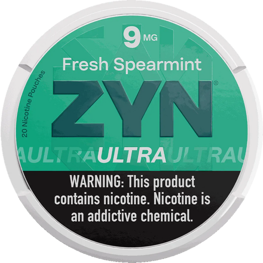 Fresh Spearmint - ZYN Ultra Nicotine Pouches - 20ct