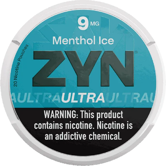 Menthol ICE - ZYN Ultra Nicotine Pouches - 20ct