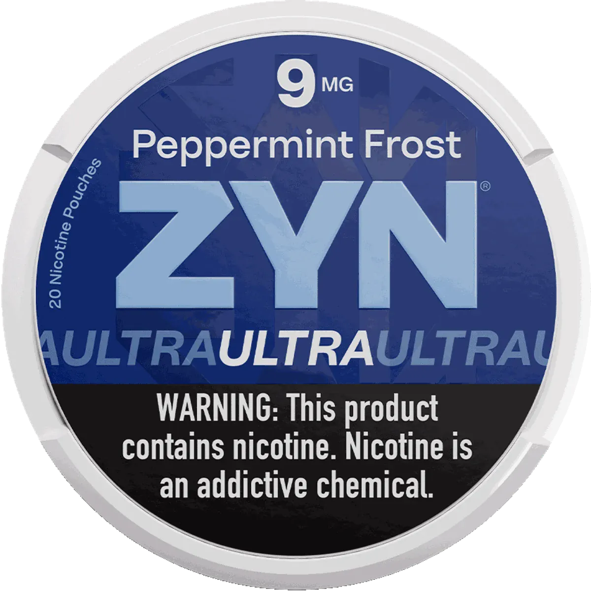 Peppermint Frost - ZYN Ultra Nicotine Pouches - 20ct