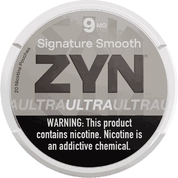 Signature Smooth - ZYN Ultra Nicotine Pouches - 20ct