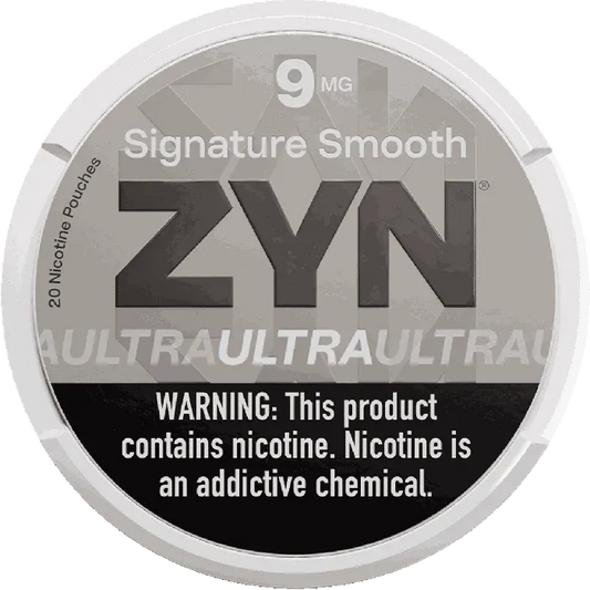 Signature Smooth - ZYN Ultra Nicotine Pouches - 20ct
