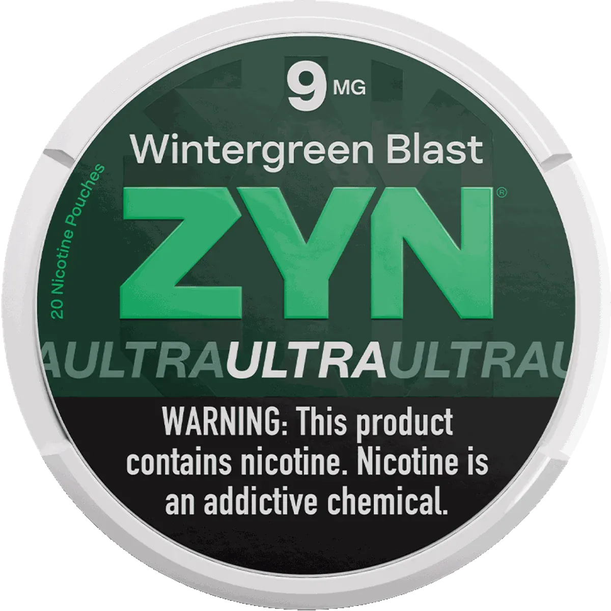 Wintergreen Blast - ZYN Ultra Nicotine Pouches - 20ct