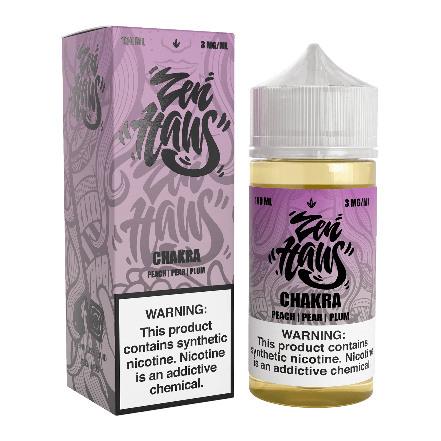 Chakra by Zen Haus Vape Juice Peach Pear Plum Blend Giant Vapes Chakra by Zen Haus Vape Juice Peach Pear Plum Blend Giant Vapes