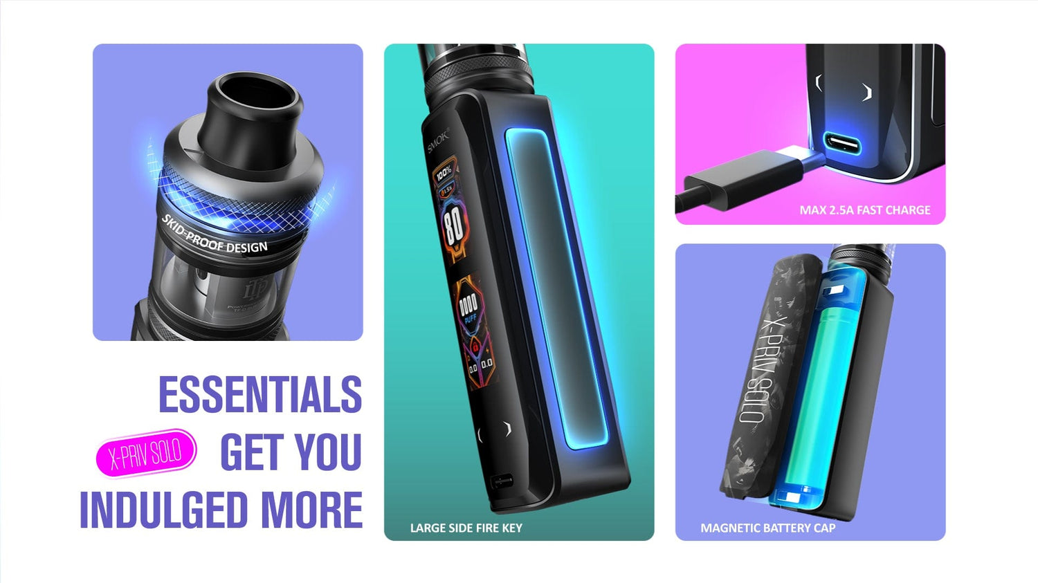 SMOK X-Priv Solo 80W Kit - Vape Pod Kit | Giant Vapes SMOK X-Priv Solo 80W Kit - Vape Pod Kit | Giant Vapes