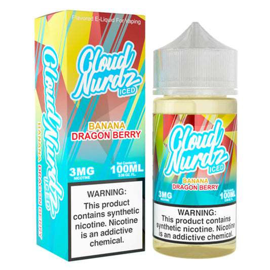 ICED Banana Dragon Berry - Cloud Nurdz - 100mL