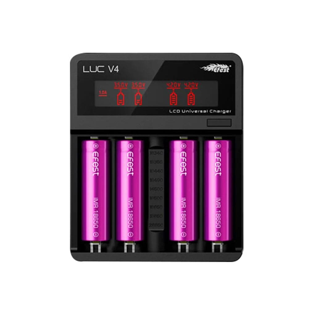 Efest LUC V4 - Four Channel 18650 Battery Charger