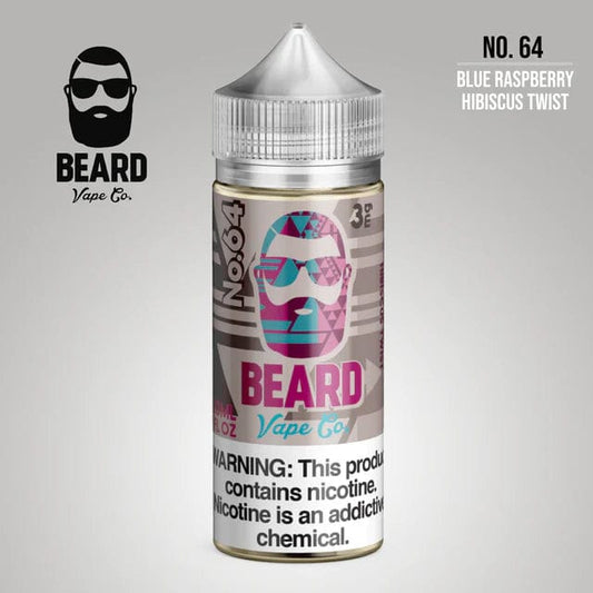 No. 64 Blue Raspberry Hibiscus - Beard Vape Co. - 120mL