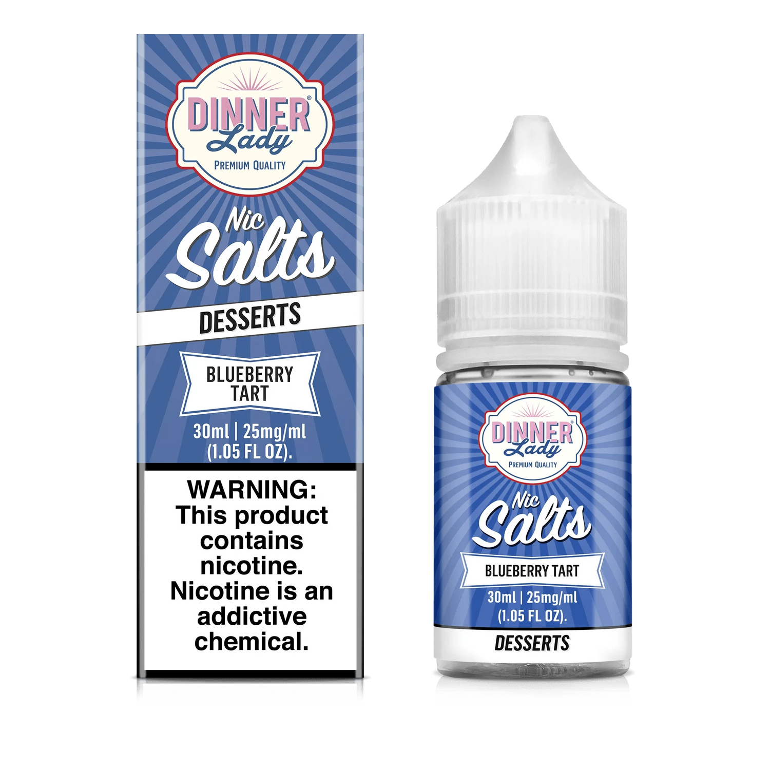 Blueberry Tart SALT - Dinner Lady - 30mL