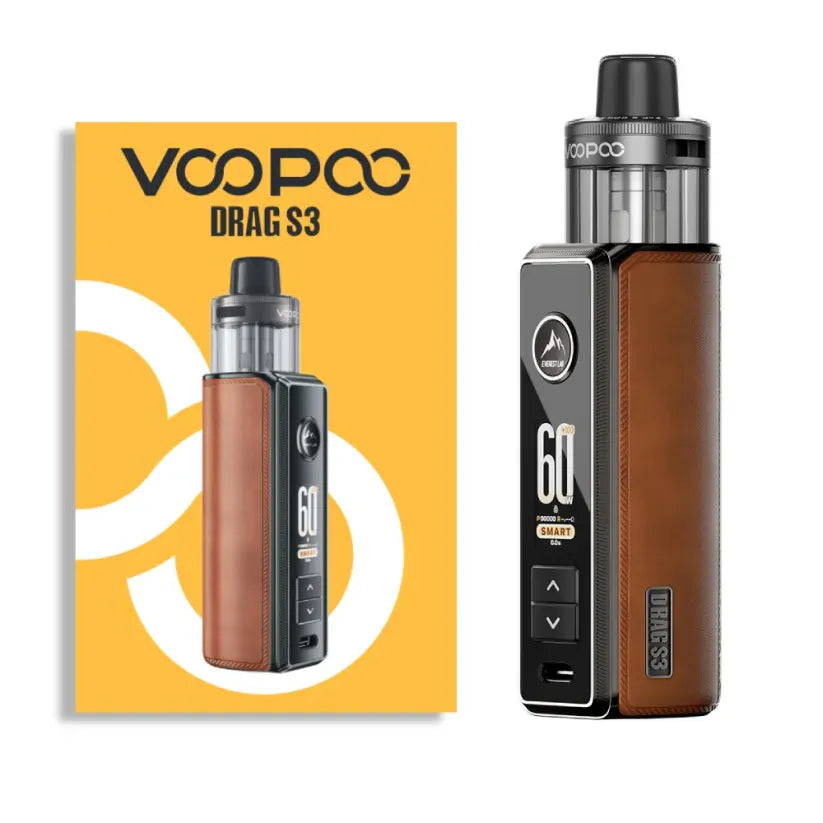 VOOPOO Drag S3 Kit | 3000mAh 60W Pod Mod with PnP X Coils Giant Vapes VOOPOO Drag S3 Kit | 3000mAh 60W Pod Mod with PnP X Coils Giant Vapes