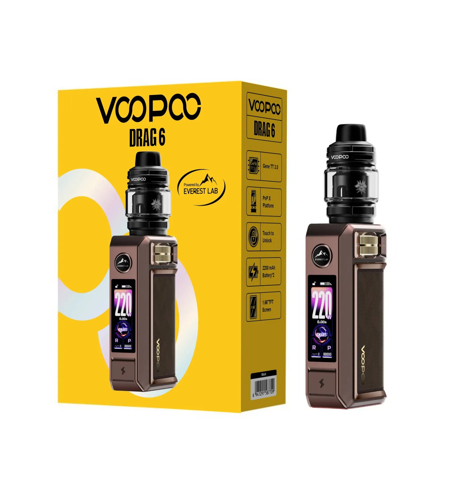 VOOPOO Drag 6 220W Starter Kit