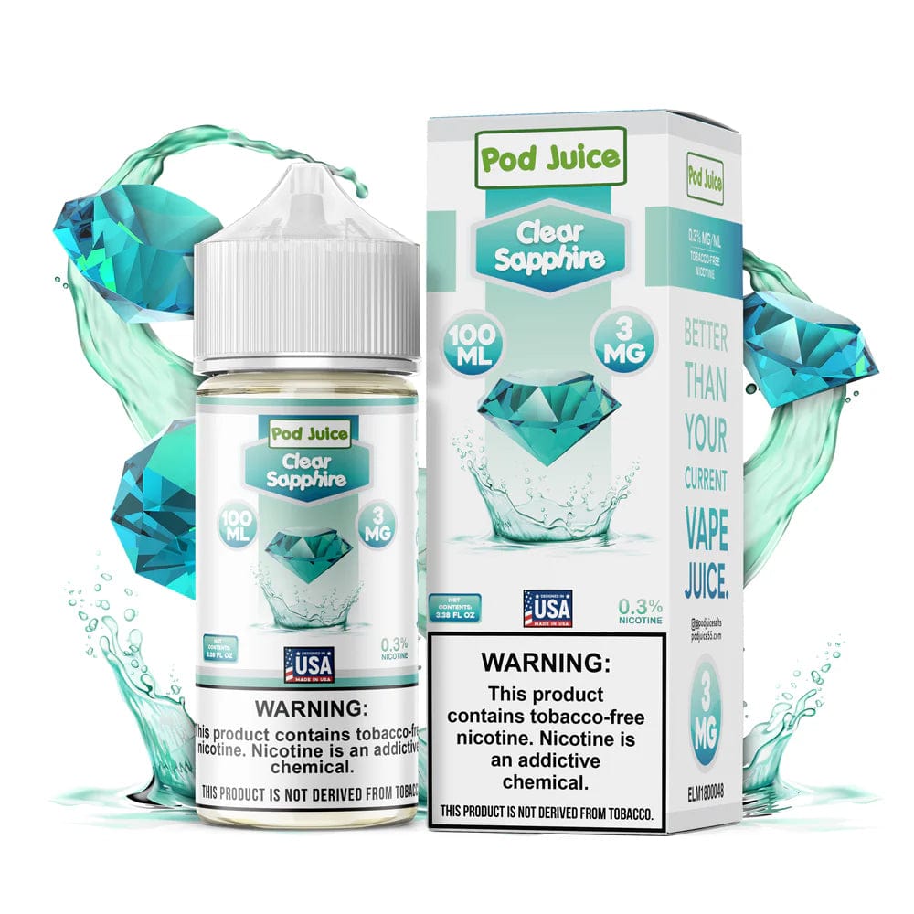 Clear Sapphire - Pod Juice - 100mL