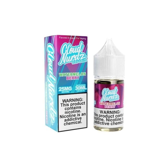 ICED Watermelon Berry SALT - Cloud Nurdz - 30mL