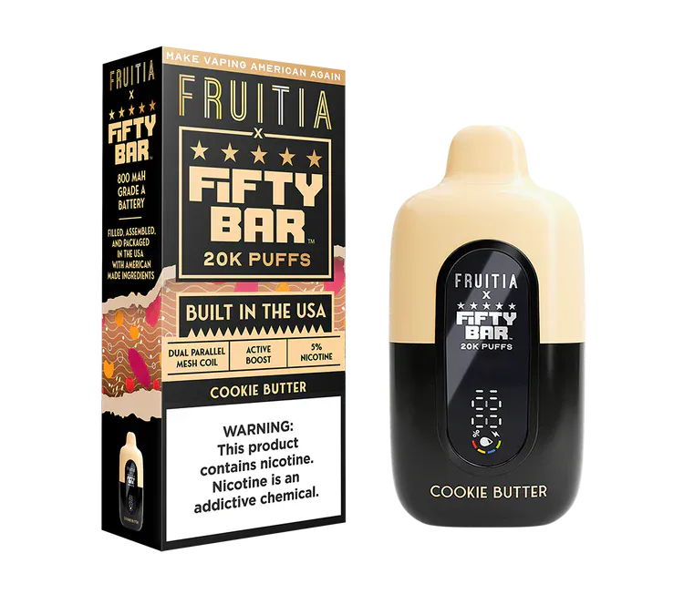 Fruitia x Fifty Bar 20K Disposable