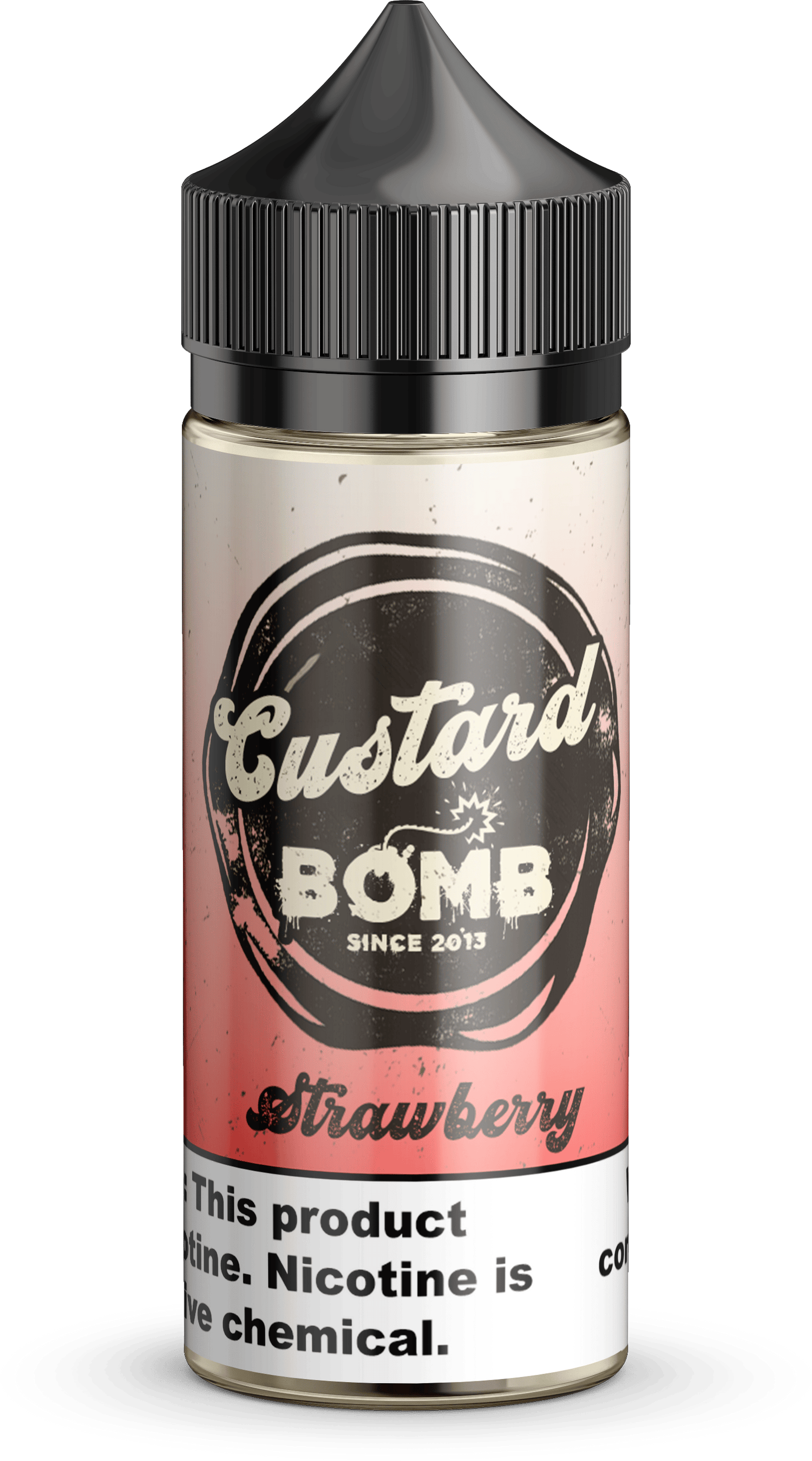 Custard Bomb Strawberry Vape Juice 100mL Vapergate Giant Vapes Custard Bomb Strawberry Vape Juice 100mL Vapergate Giant Vapes
