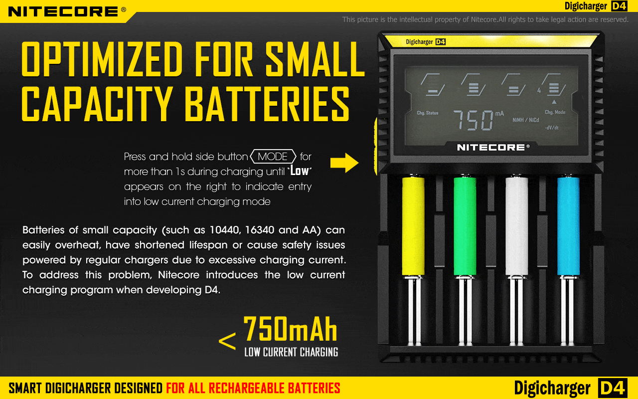 NITECORE D4 Battery Charger (4-Bay)