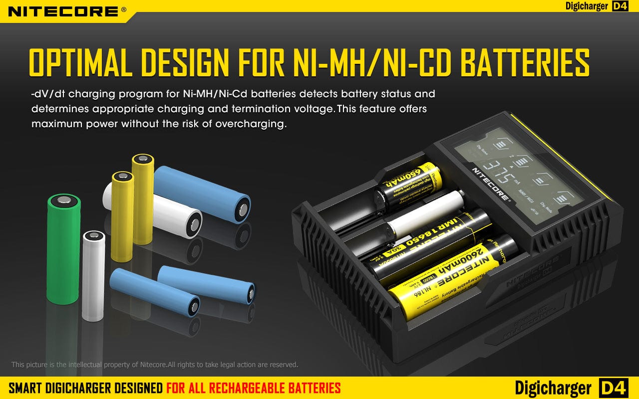 NITECORE D4 Battery Charger (4-Bay)