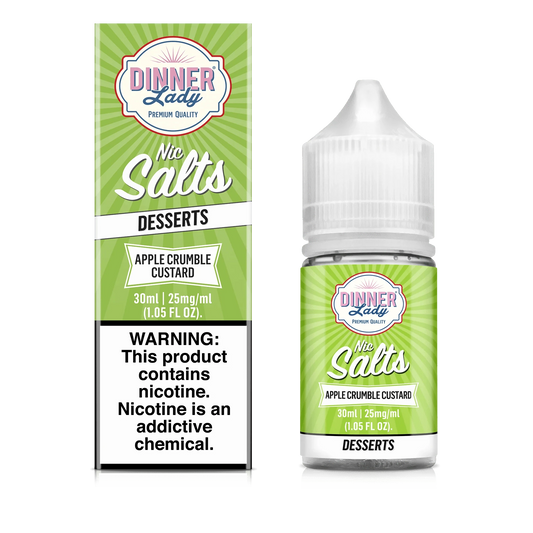 Apple Crumble Custard SALT - Dinner Lady - 30mL