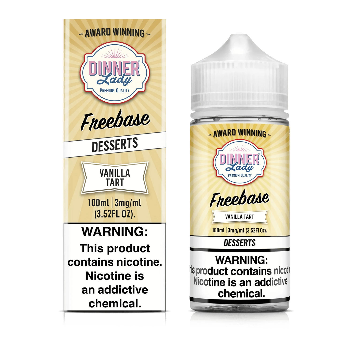 Vanilla Tart Vape Juice 100mL | Dinner Lady E-Liquid Giant Vapes Vanilla Tart Vape Juice 100mL | Dinner Lady E-Liquid Giant Vapes